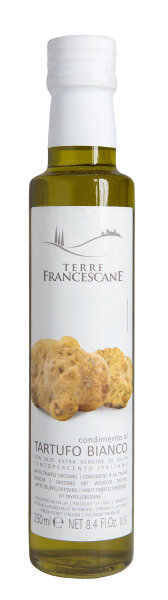 Terre Francescane - Trüffel-Öl - Extra Natives Olivenöl mit weißem Trüffel (250 ml)