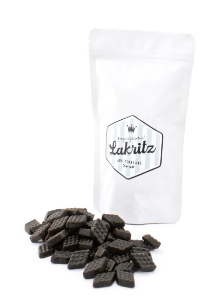 Apropos Geschenk Salmiak Lakritz aus Finnland würzige Diamanten Rauten (175g Tüte)