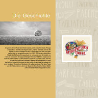 Farbige Herz-Nudeln in sechs Farben aus Hartweizengriess...