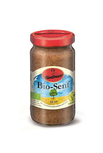 Händlmaiers - süßer bayerischer Bio-Senf (süß, 200 ml)